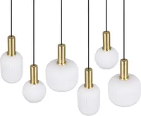 RIPPVALGUSTI TRIO DIVA 6XE27 MATT MESSING/VALGE