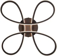 LAEVALGUSTI TRIO FLY LED 3000K 40CM MATT MUST