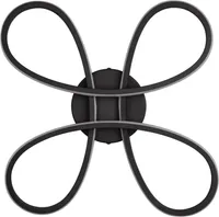 LAEVALGUSTI TRIO FLY LED 3000K 40CM MATT MUST