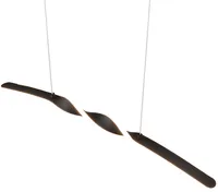 RIPPVALGUSTI TRIO GINKO LED 3000K MATT MUST