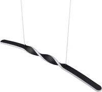 RIPPVALGUSTI TRIO GINKO LED 3000K MATT MUST