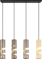 RIPPVALGUSTI TRIO STREAM 4XGU10 MITMEVÄRVILINE