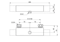 DUŠISEGISTI GUSTAVSBERG TERMOSTAADIGA NORDIC