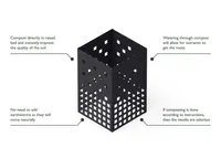 KOMPOSTER UPYARD METALLIST PEENRAKASTI JAOKS 25L