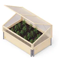 MINIKASVUHOONE ISTUTUSKASTILE UPYARD 120X80CM NATURAALNE