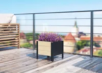 PEENRAKAST UPYARD MADAL 36X36CM NATURAALNE