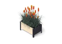 PEENRAKAST UPYARD MADAL 58X36CM NATURAALNE