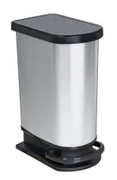 PRÜGIKAST ROTHO PASO PEDAALIGA MUST/HÕBEDANE 50L