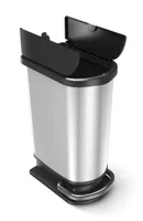 PRÜGIKAST ROTHO PASO PEDAALIGA 2-OSALINE MUST/HÕBEDANE 50L