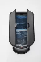 PRÜGIKAST ROTHO PASO PEDAALIGA 2-OSALINE MUST/HÕBEDANE 50L