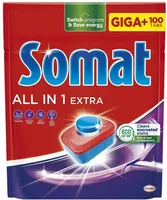 NÕUDEPESUMASINA TABLETID SOMAT ALL IN 1 EXTRA 100TK