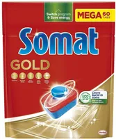 NÕUDEPESUMASINA TABLETID SOMAT GOLD 60TK