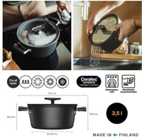 KEEDUPOTT FISKARS HARD FACE 3,5L