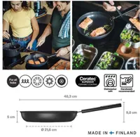 PRAEPANN FISKARS HARD FACE 26CM