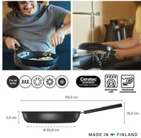 PRAEPANN FISKARS HARD FACE 28CM