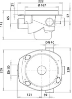TRAPP VIESER DN50 3X32/40 ONE HORISONTAALNE