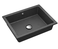 VANNITOAVALAMU TURTL 125MM 445X340MM GRANIIT MUST