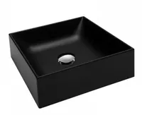 VANNITOAVALAMU TURTL 120MM 378X378MM GRANIIT MUST