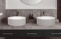 VANNITOAVALAMU TURTL 120MM 378X378MM MARMOR