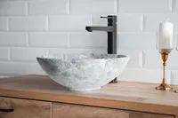 VALAMU INVENA TINOS Ø39,5CM PINNAPEALNE HALL MATT MARMOR