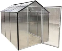 KASVUHOONE LEVI 2X3M 8MM