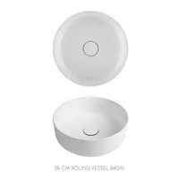 KERAAMILINE VALAMU ISVEA INFINITY Ø36 CM ÜMAR VALGE