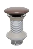 VALAMU PÕHJAKLAPP ISVEA CLIC-CLACK KERAAMILISE KATTEGA TUHMPRUUN