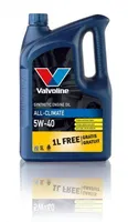 MOOTORIÕLI VALVOLINE ALL CLIMATE 5W40 4+1L