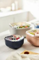 SÄILITUSKARP ROTHO ELA 0,425L TUMESININE