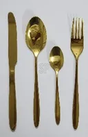 SÖÖGIRIISTADE KOMPLEKT ROOSTEVABA TERAS, KULDNE, 24-OSALINE