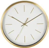 SEINAKELL Ø25CM KULDNE-VALGE