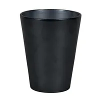 KERAAMILINE ÜMBRISPOTT ORHIDEELE NDT CALYPSO 13,1X16,1CM SÄRAV MUST