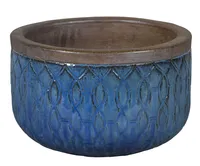 KERAAMILINE ÕUEPOTT NDT BERLIN 18,5X12,5CM SININE