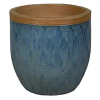 KERAAMILINE ÕUEPOTT NDT BERLIN 50X48CM SININE