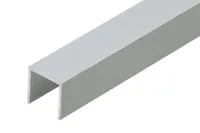 ALUMIINIUM U-PROFIIL CEZAR 20X20X1,5X1000MM ANOD.HÕBEDANE