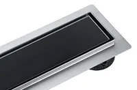 DUŠIRENN NORDLINE KUIVTRAPIGA 70X7CM, REST, MUST KLAAS, KOMPLEKT