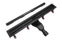 DUŠIRENN NORDLINE 90X3CM PÖÖRATAV 360° SLIM, MUST MATT