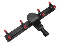 DUŠIRENN NORDLINE 100X3CM PÖÖRATAV 360° SLIM, MUST MATT