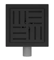 KUIVTRAPP NORDLINE NURK Ø40/50, 20X20CM MUST, RESTIGA