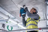 AKUPUURVASAR BOSCH GBH 18V-22+GDE 18V-12, ILMA AKU JA LAADIJATA