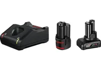 AKU JA LAADIJA BOSCH KOMPLEKT GBA 1X2,0AH+1X4,0AH+GAL, 12V-40