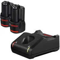 LAADIMISKOMPLEKT AKU + LAADIJA BOSCH GBA 12V, 2X2,0AH