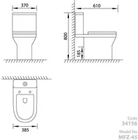 WC POTT VENTO NORBERG TAHAJOOKS VALGE