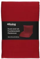 VOODIPESUKOMPLEKT 4LIVING ELLA VEINIPUNANE 150X210CM, 50X60CM