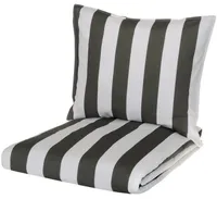 VOODIPESUKOMPLEKT FANNIK HANKO GRANIIT 150X210CM, 50X60CM