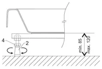 JALAD DUŠIALUSELE RAVAK LA-90, 65CM