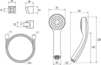 VANNIKOMPLEKT RAVAK VOOLIK/OTSIK/HOIDIK 901.00CR