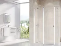 DUŠISEIN RAVAK CPS-90, 90X195CM VALGE, LÄBIPAISTEV KLAAS