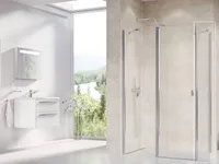 DUŠISEIN RAVAK CPS-90, 90X195CM, ALUMIINIUM, LÄBIPAISTEV KLAAS