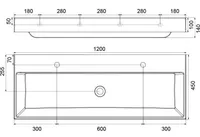 VALAMU RAVAK NATURAL DUO 1200 VALGE